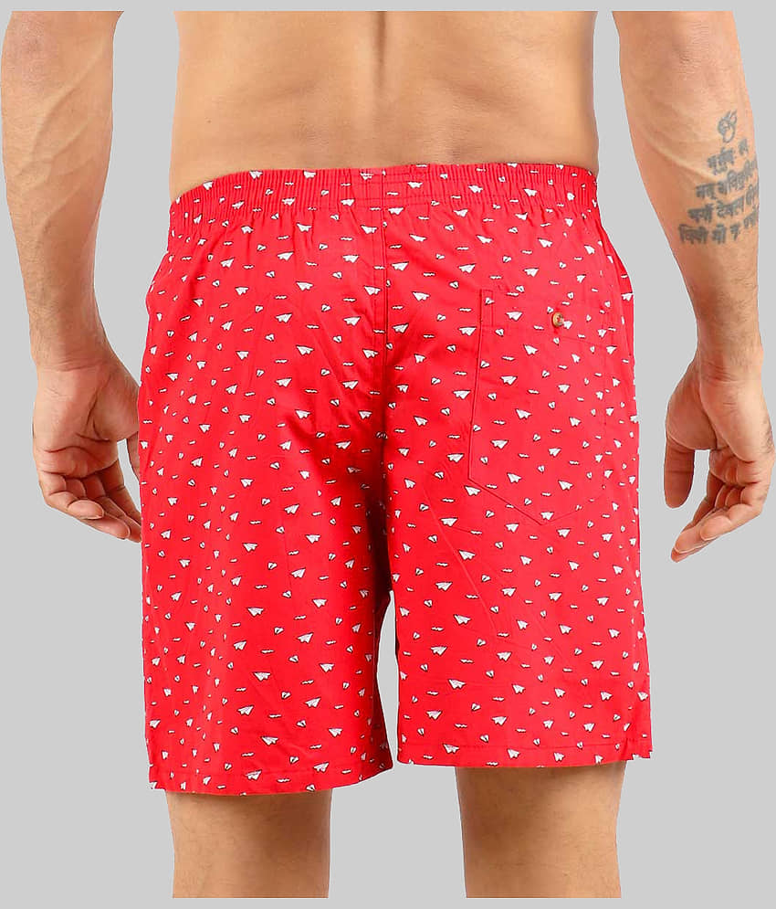 Supersquad Pack of 1 Cotton Boxers For Men's ( Sky Blue ) view 2