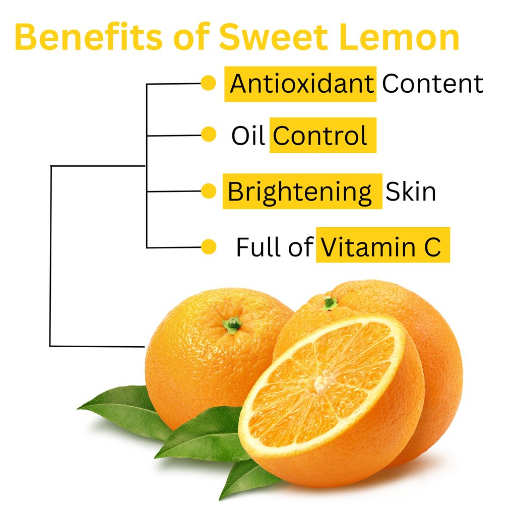 LEvee 100% Pure Sweet Lemon Face Pack Powder for Skin Brightening & Tan Removal | Natural Vitamin C | Glow Mask for Dark Spots & Acne Scars | No Preservatives, Organic & Chemical Free Skin Care | For men and women | 200gm view 2