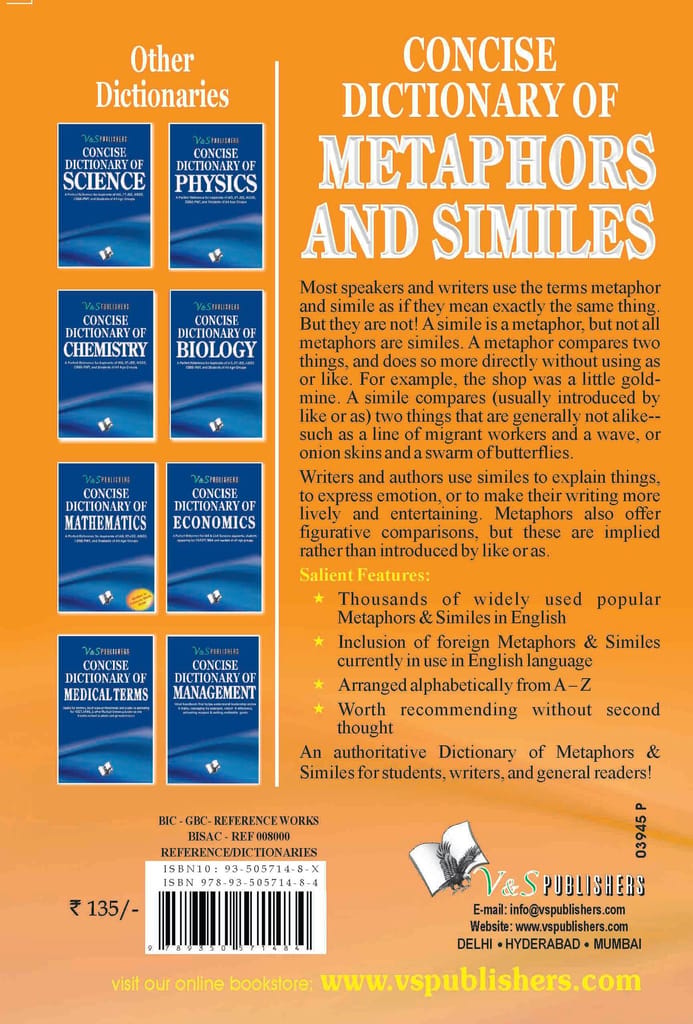 Concise Dictionary Of Metaphors And Similies view 2
