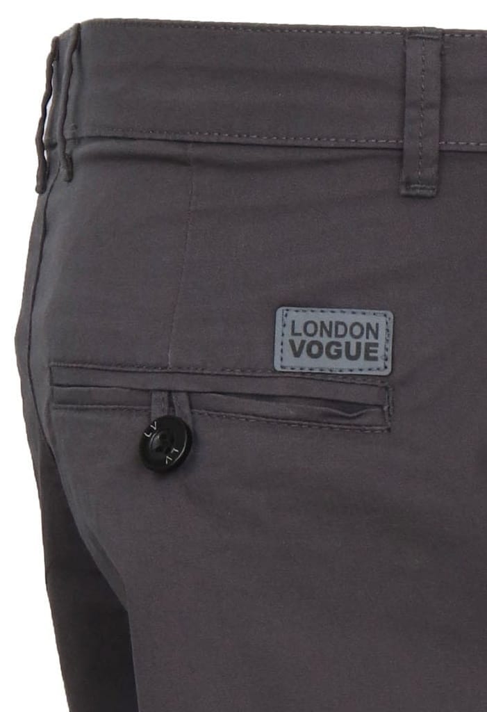 Cotton Brown Solid Shorts view 2