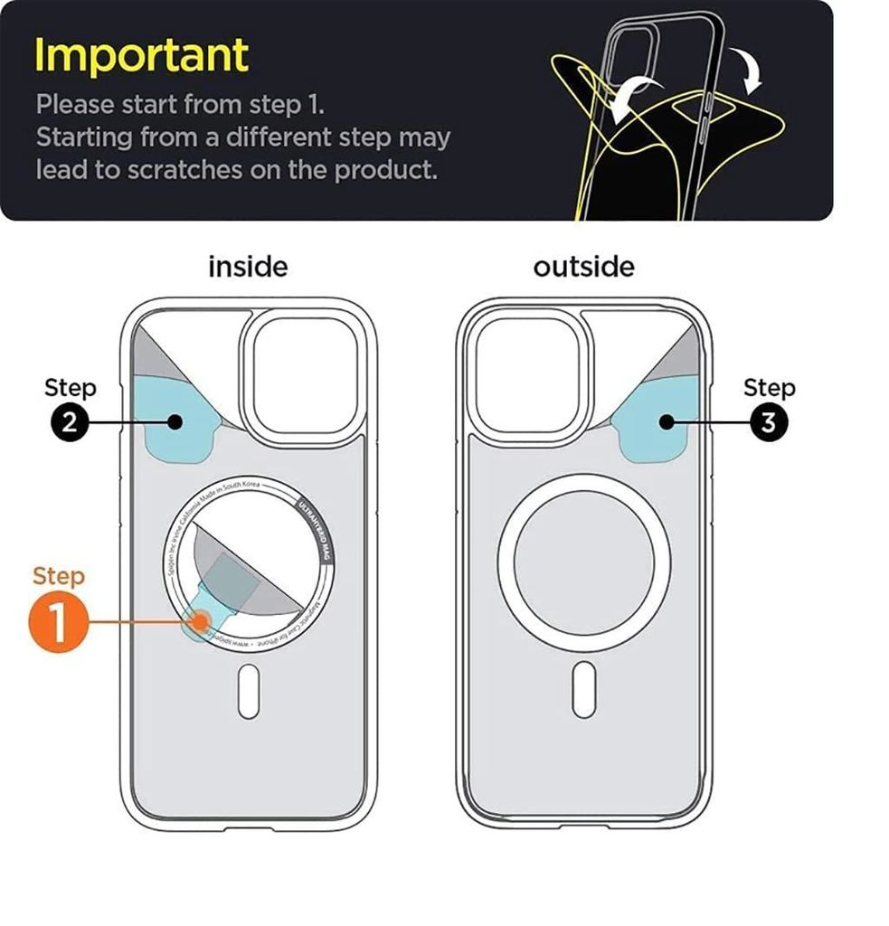 Faircost for iPhone 13 Pro Max Magnetic Back Case Cover MagSafe Compatible Clear Transparent view 2