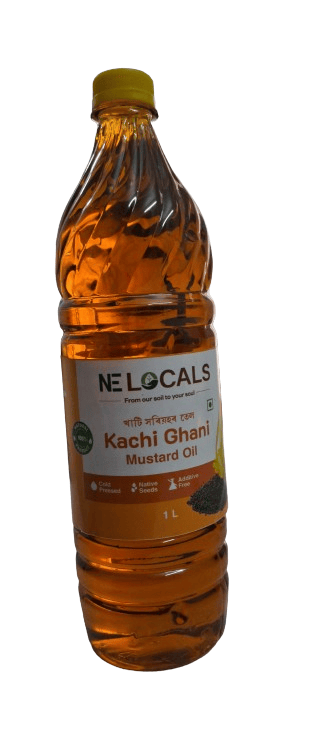 Kachi Ghani Mustard Oil view 2