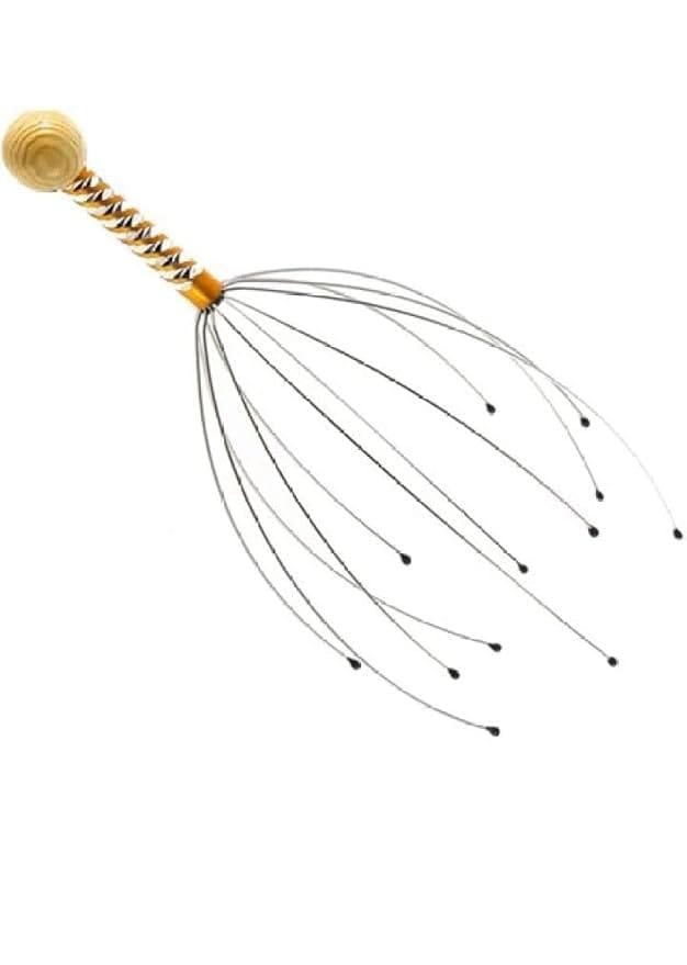 Hand Held Scalp Massager for Pain Relief, Hair Growth & Relaxations | Octopus Scalp Pointer - Pack of 1pc view 2