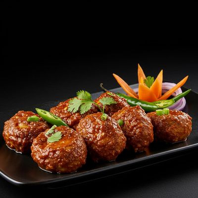 Mushroom Achari Tikka