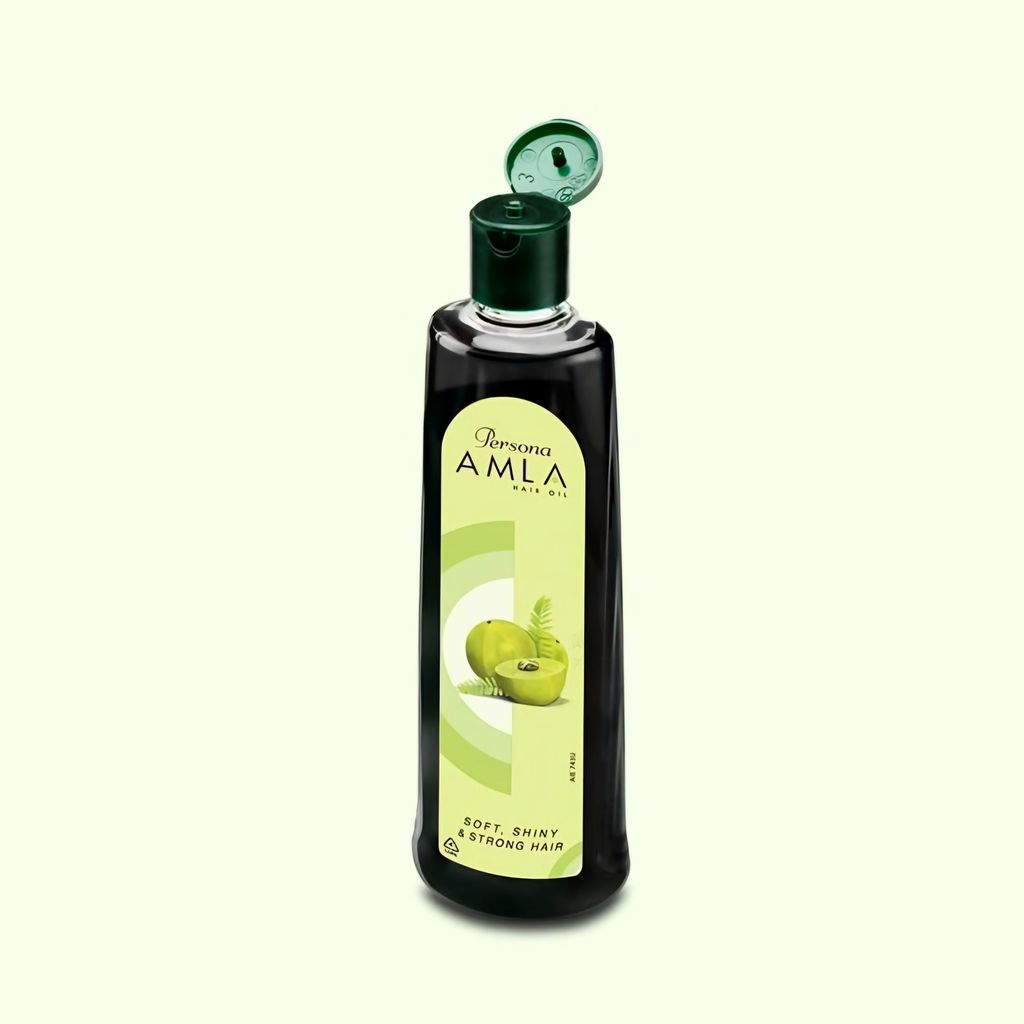 MAHIDA & SONS PERSONA AMLA HAIR OIL - 200ML (PACK OF 3) | HAIR OIL FOR STRONG, LONG AND THICK HAIR | NOURISHES SCALP | HELPS CONTROL HAIR FALL, STRENGTHENS HAIR & PROMOTES HAIR GROWTH | view 2