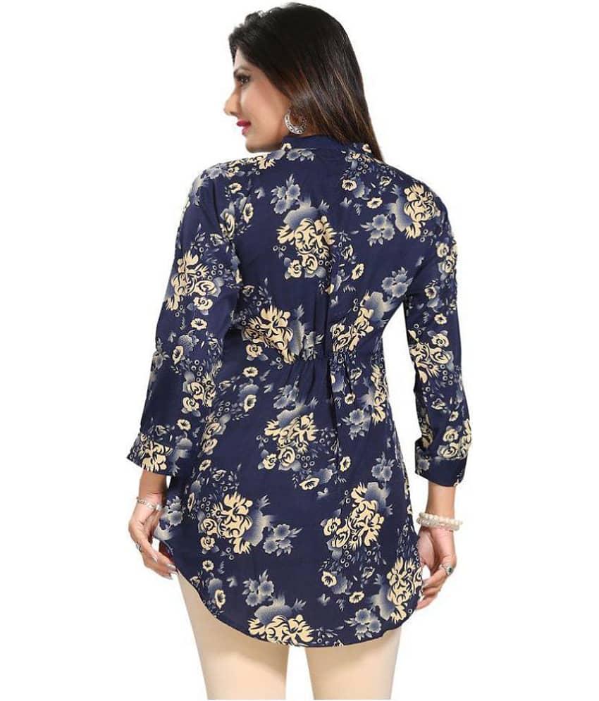 Crepe Short Kurti For Women (Pack of 1) view 2