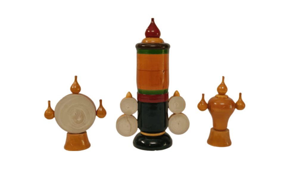Etikoppaka Wooden Vishnu Idol view 2