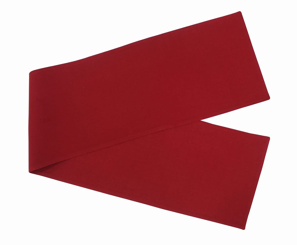 Airwill, Cotton Plain Pattern Table Runner 30x152cm (Red) - Pack of 1 view 2