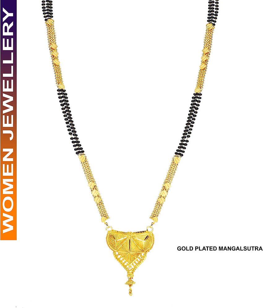 Shankhraj Mall Gold Plated Letest & Designer Mangalsutra For Women-100236 view 2
