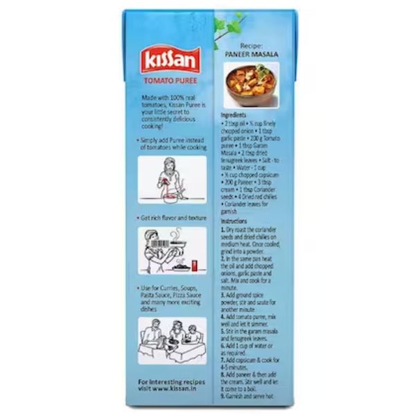 Kissan Tomato Puree 200 Gms view 2