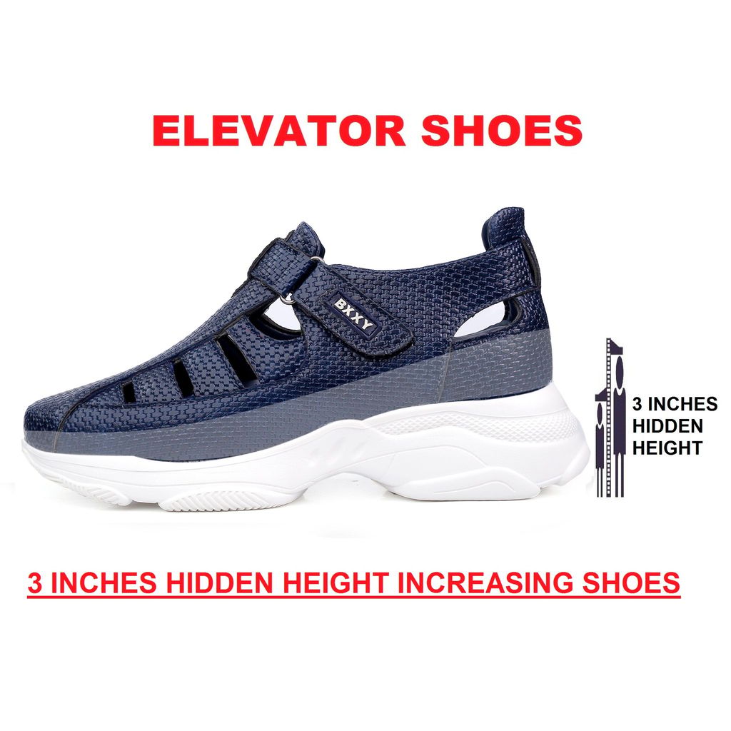 Bxxy's 3 Inch Height Increasing Elevator Sandals for Men view 2