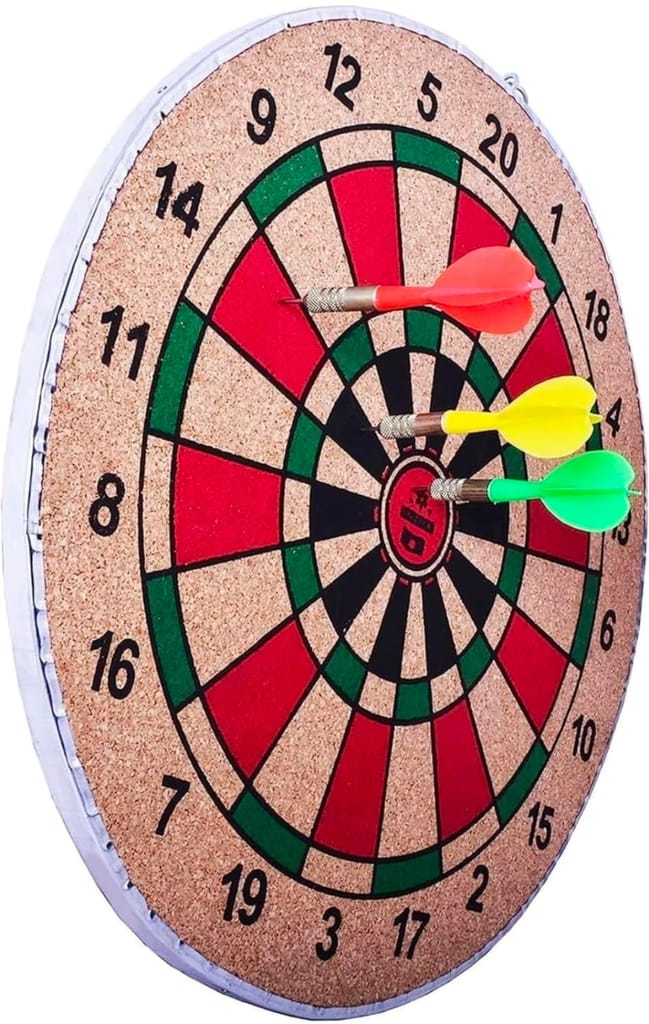 VTTOYS Dart Game Play Bord Soft Tip Dart (Multicolor, Pack of1) view 2