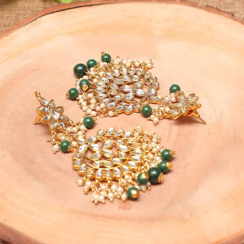 Copper Gold-plated Gold Jewel Set (Pack of 1) view 2