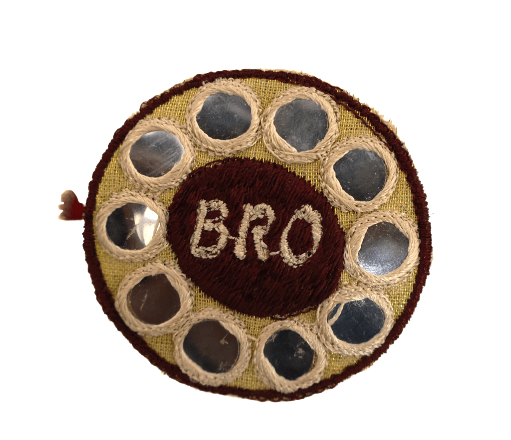 Embroidered Badge Rakhi view 2