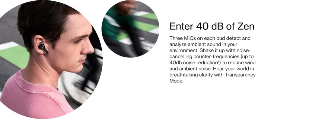 OnePlus Buds Z2 Bluetooth Truly Wireless in Ear Earbuds with mic, Active Noise Cancellation, 10 Minutes Flash Charge & Upto 38 Hours Battery [Matte Black] view 2
