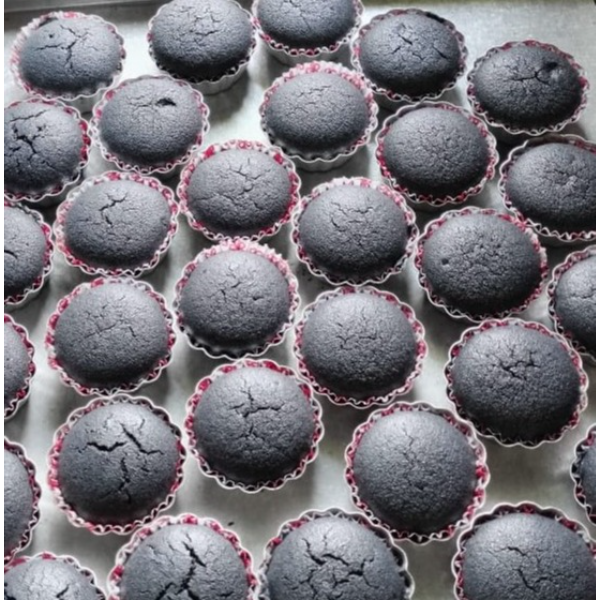 Black Rice Cup Cake - 30 gm - 1 Black Rice Cup Cake