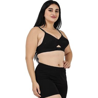 Nykkd Women's Cotton Non-Padded Wire Free Full Coverage Bra view 2