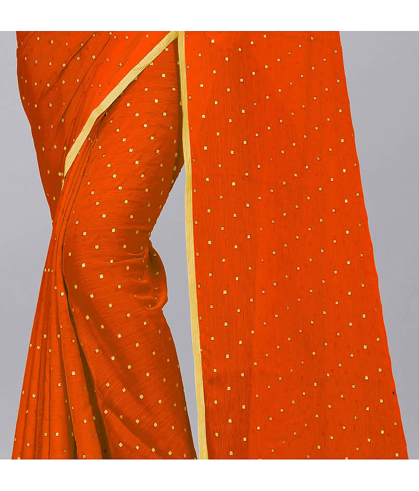 Rhey Chiffon Printed Saree With Unstitched Blouse Piece ( Blue ) view 2
