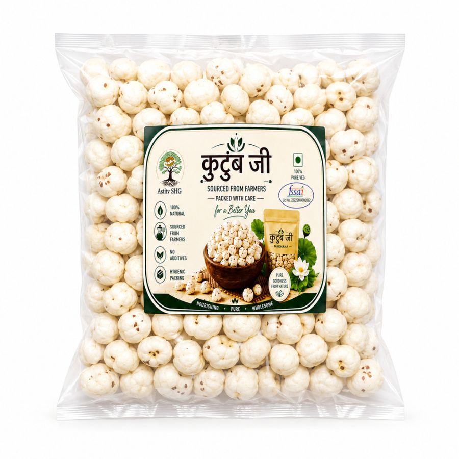 MAKHANA - 100 gm - One plastic pouch view 2