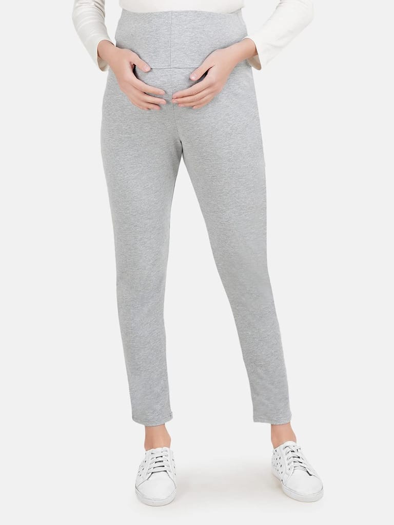 KOI Maternity Leggings (3XL, Grey) view 2