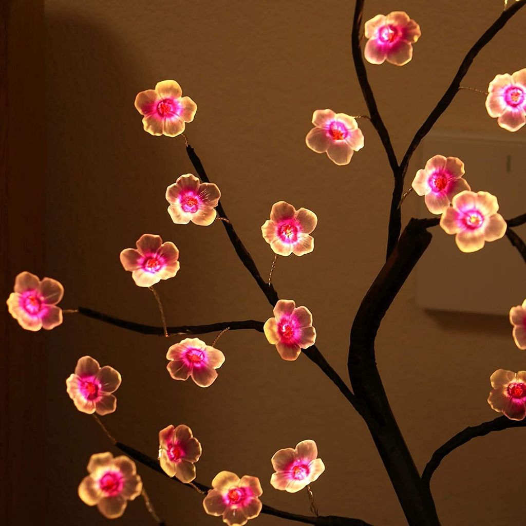 GLOWSERIE Artificial Cherry Blossom LED Tree Light for Gift & Decor view 2