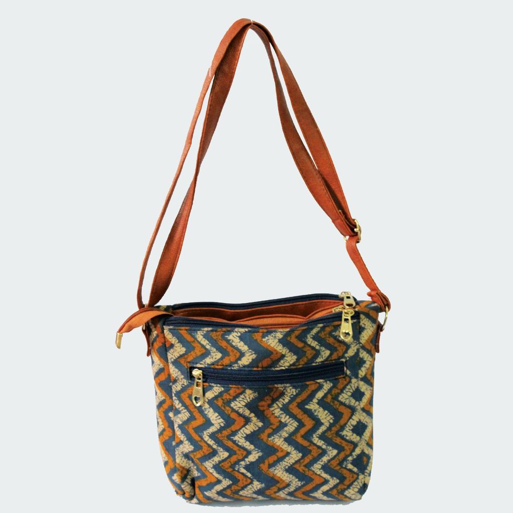 Tribes India Handmade Batik Bag/ Women and Girls: G&A (Padhar) GJ view 2