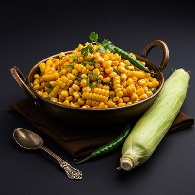 Sweet Corn Masala Chat
