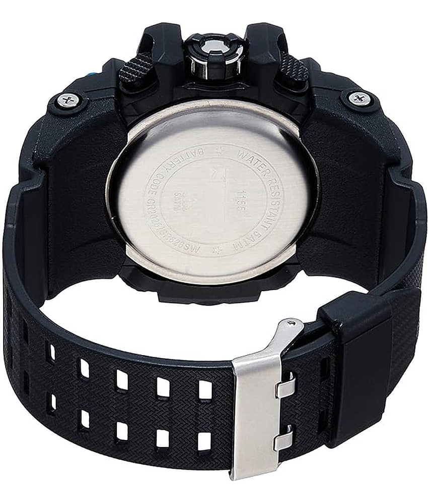 Harbor Black Silicon Analog-Digital Men's Watch view 2