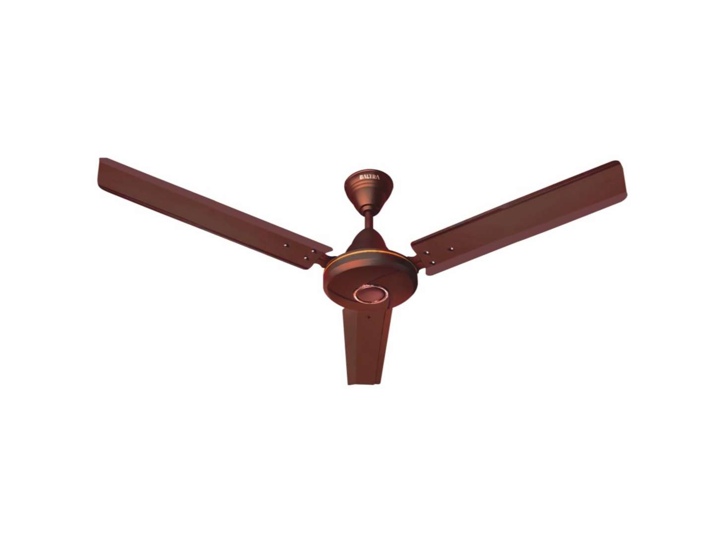 BALTRA Hero Dlx Electric 1200mm Ceiling Fan for Home, BEE Rated Energy Efficient, Rust Resistant, Strong and Powerful Motor, White 2 Yrs Warranty - Brown - BF-208