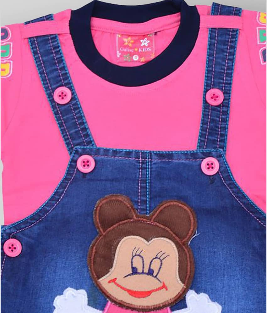Zadmus Baby Boys Cotton Blend Bodysuit ( Pink ) view 2