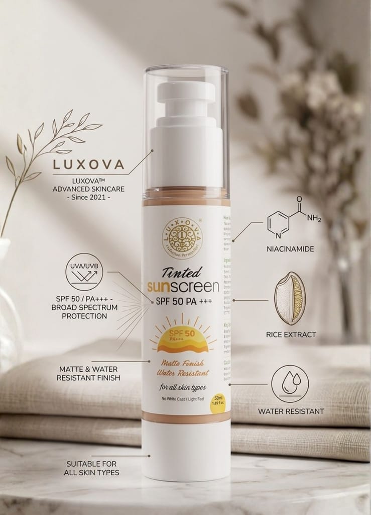 LUXOVA SPF 50 Unisex Sunscreen Lotion - 50ml view 2