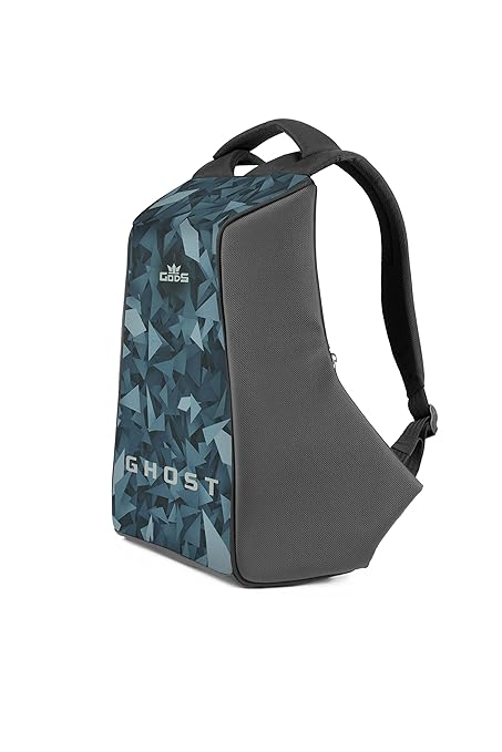 GODS Ghost Icewalker Anti Theft 15.6 inch Polyester Laptop Tech Backpack(25 Ltrs, Black) view 2