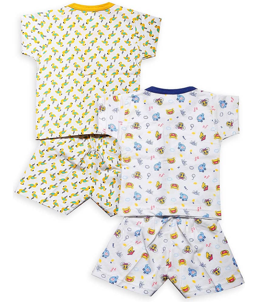 INFANT Unisex for Baby 100% Cotton T Shirts & Shorts ( Multi ) view 2