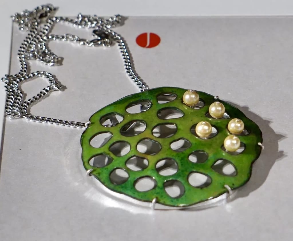 Lotus Pod Necklace view 2