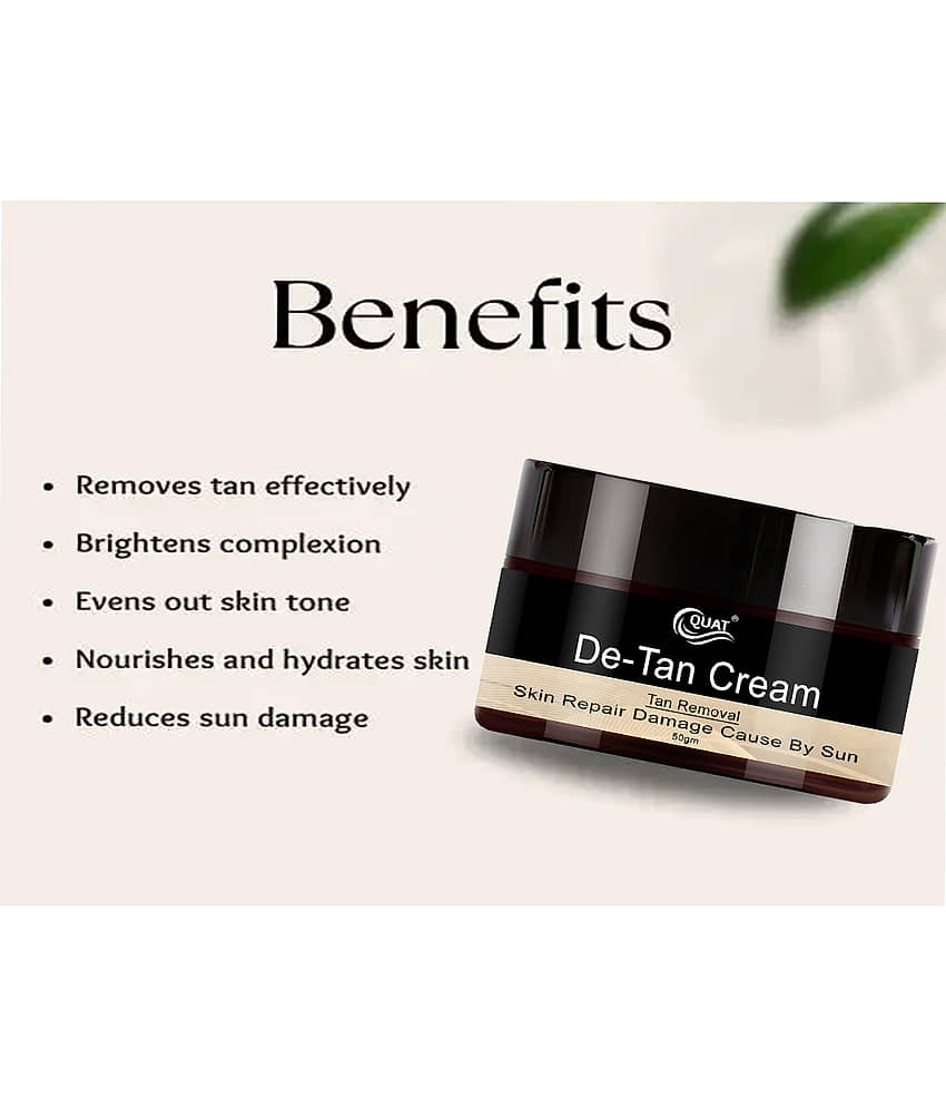 Quat De Tan Cream – Tan Removal Cream 2 Times Use Facial Kit For Normal Skin Berberry 1 ( Pack of 1 ) view 2
