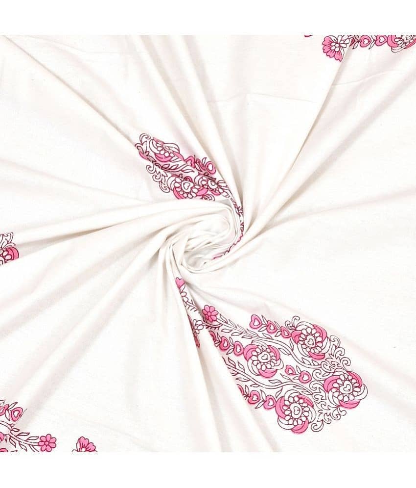 Bombay Spreads Cotton Double King Bedsheet ( Pink ) view 2