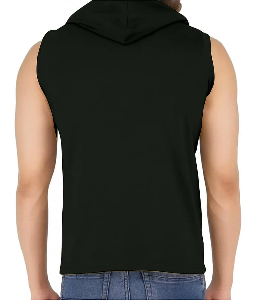 FTX Men Polyester Regular Fit Solid T-Shirt ( Navy ) view 2