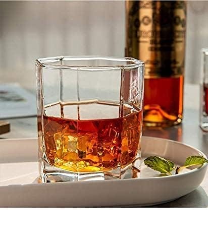 Hexa Whiskey Glass | 300 ML | Brandy Wine Glasses | Perfect Drinking for Bourbon, Whisky, Scotch, Cocktails, Vodka, Rum | view 2