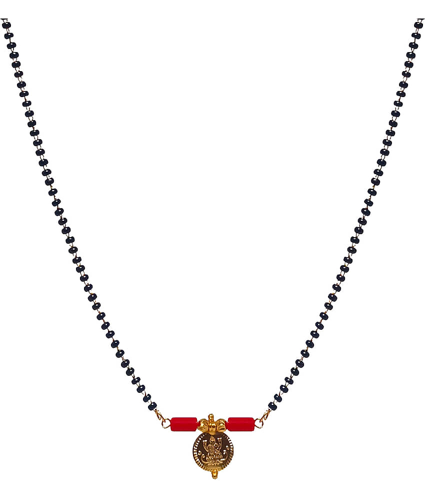 JIPPA - Golden Mangalsutra ( Pack of 1 ) view 2
