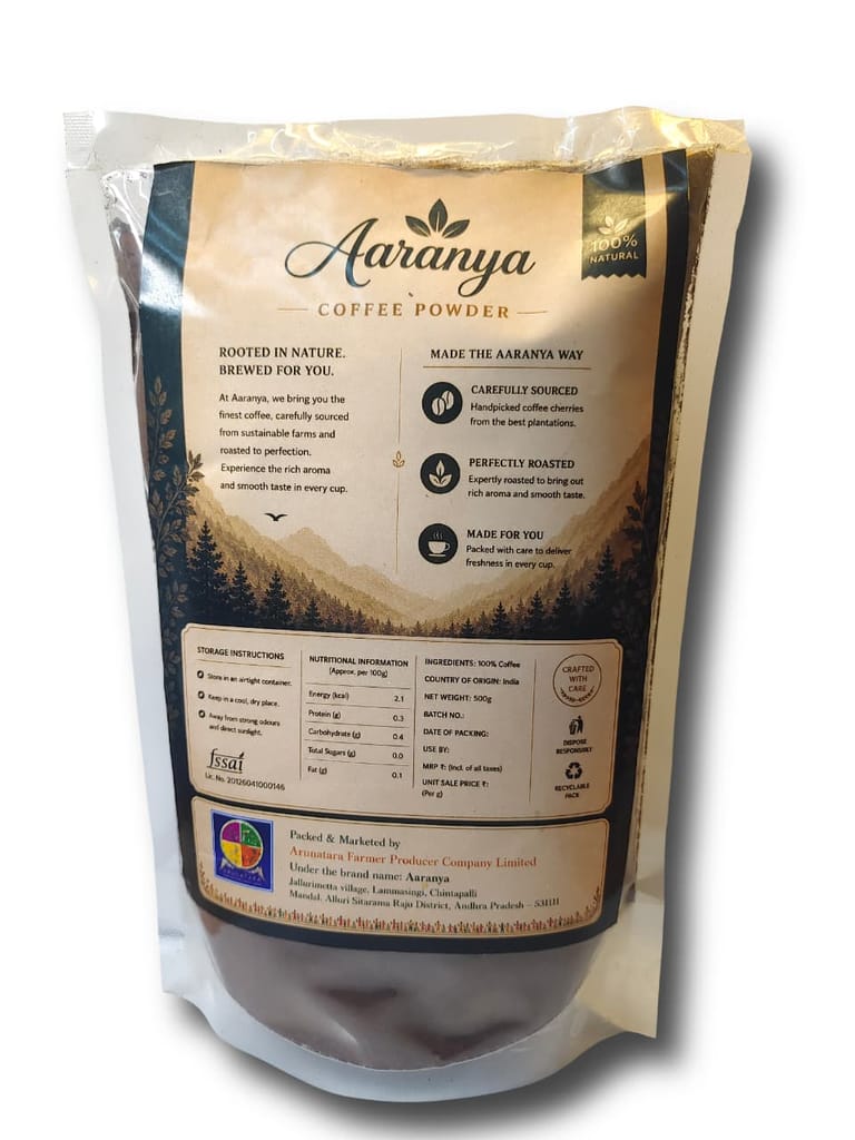 Aaranya Premium Coffee Powder – Medium Roast | 100% Pure Coffee view 2