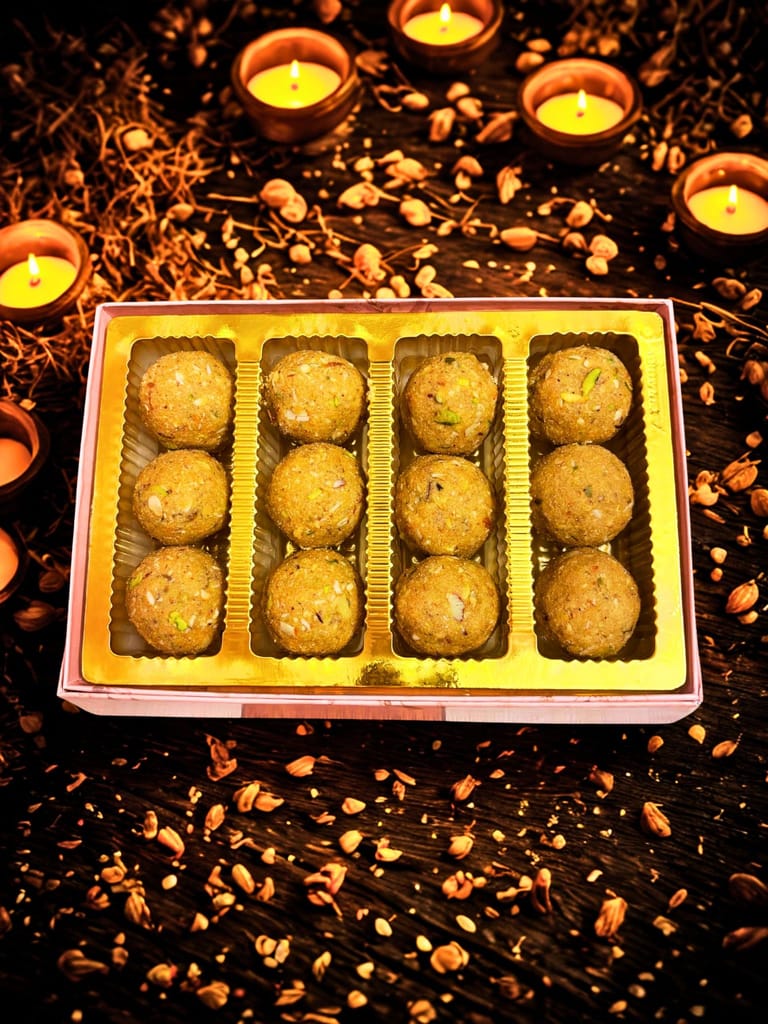 Desi Mitahara's - PREMIUM - 500g | FOXTAIL MILLET LADDOO | Gluten Free, NO Refined Sugar, NO Preservatives, Jaggery Based, Natural Goodness, Healthier Bites. view 2