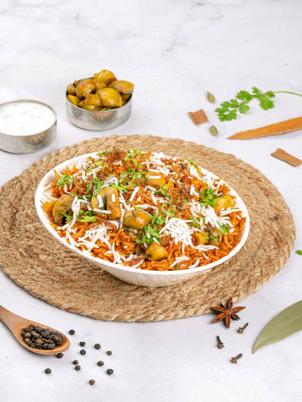 MUSHROOM BIRYANI