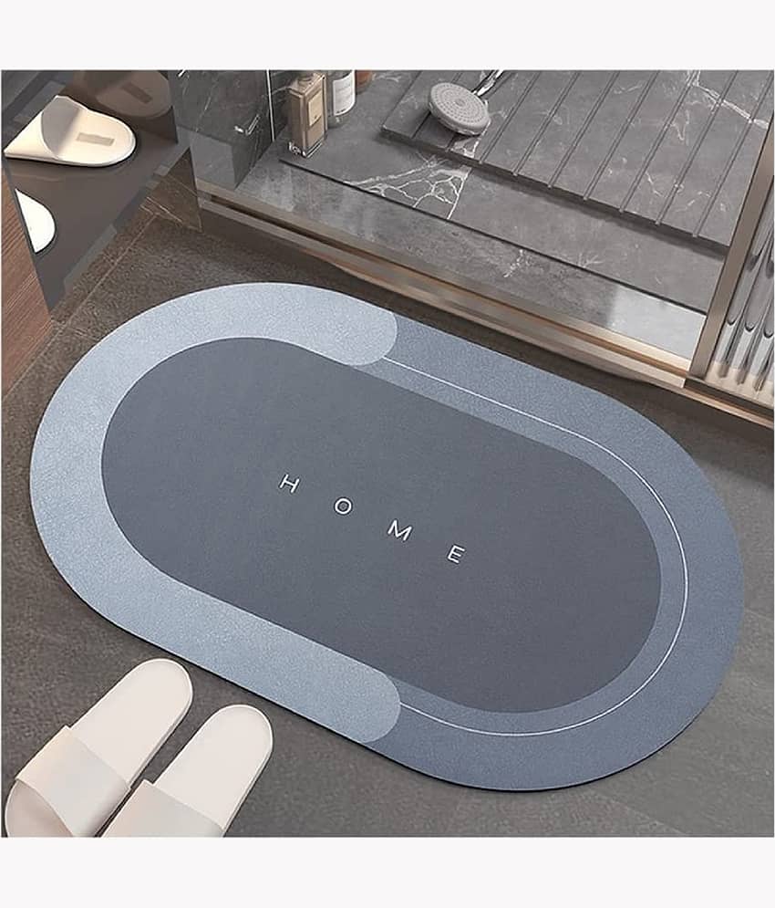 GKBOSS Single 40x60 Bath Mat Gray view 2