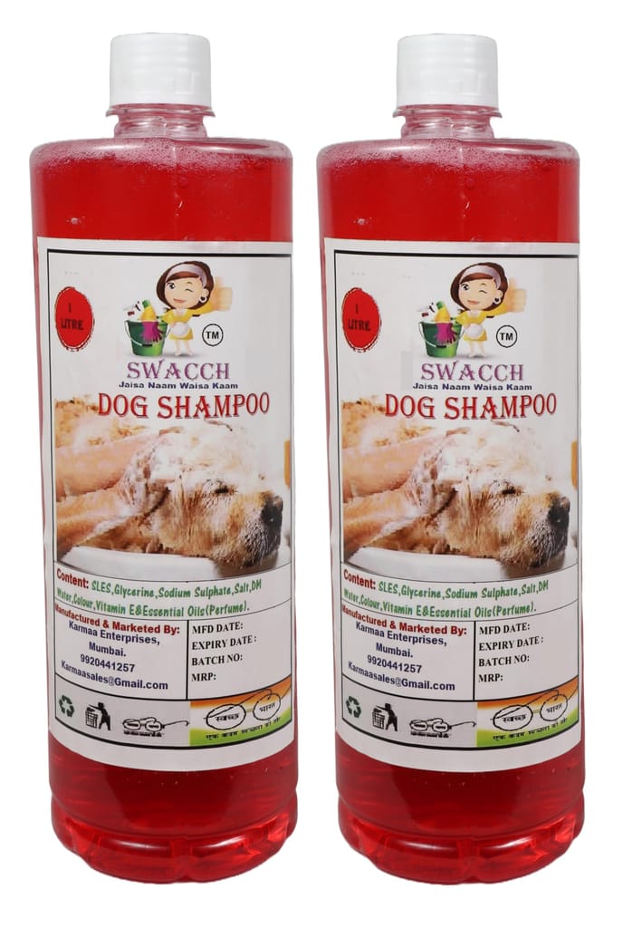 SWACCH Dog Shampoo (1 Litre) (Combo Pack of 2) Strawberry view 2