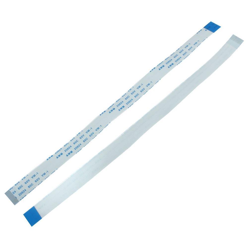 10 Pin 0.5mm Pitch 380mm Reverse Side Connection FFC Ribbon Flexible Flat Cable view 2