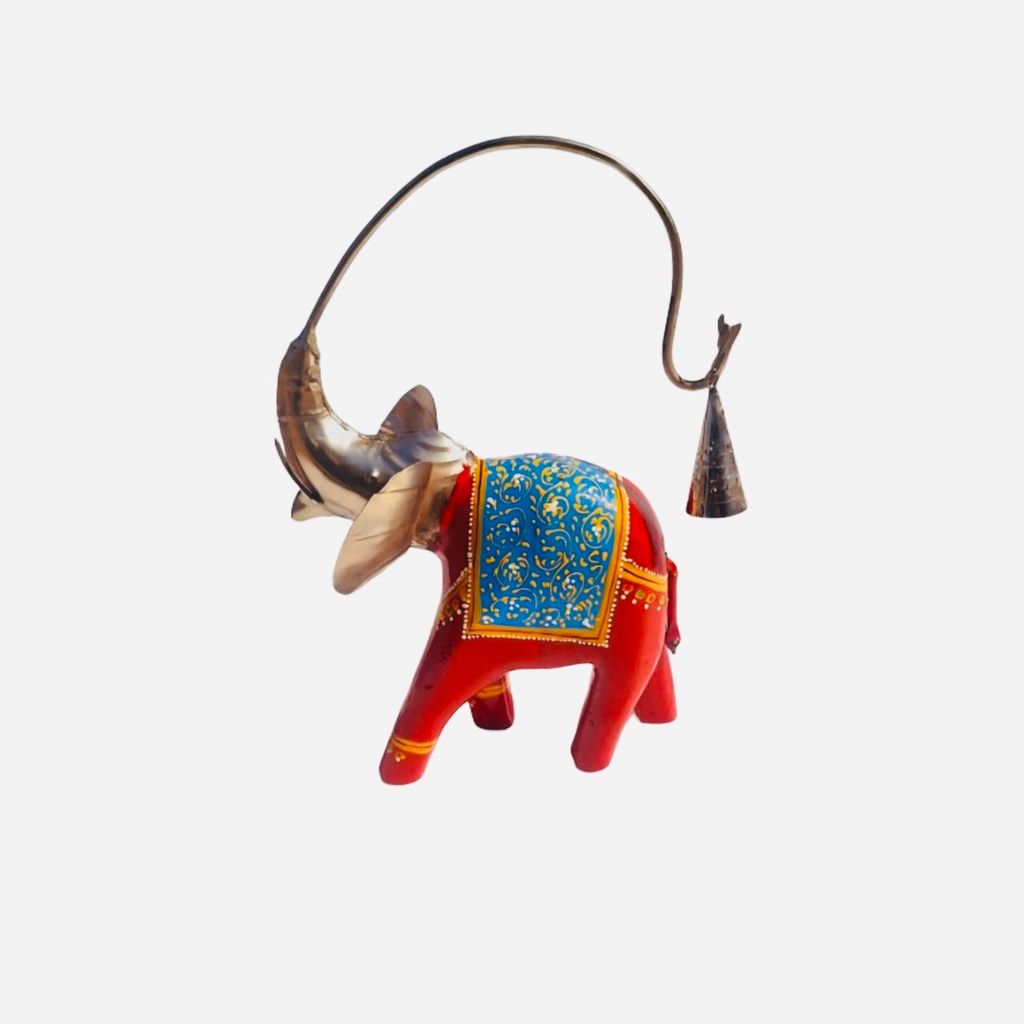 WOODEN TRUNK ELEPHANT view 2