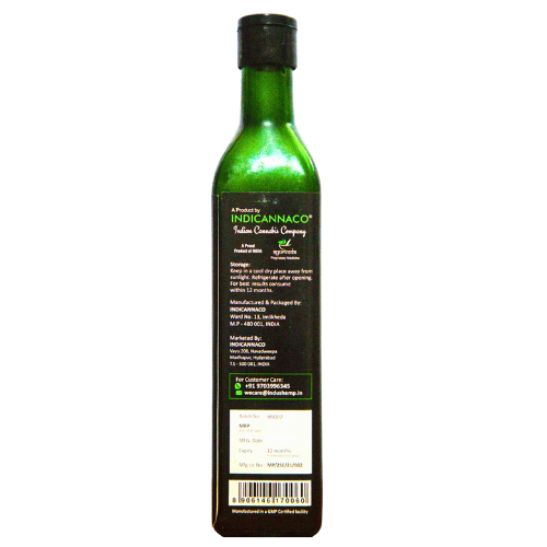 INDUS HEMP - Hemp Seed Oil | Raw Cold Pressed | Omegas 3, 6 & 9 | 100 ml | Amino Acids | Loaded with Antioxidants view 2