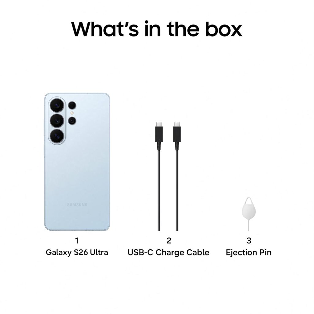 Samsung Galaxy S26 Ultra 5G (12GB RAM, 256GB Storage) -Sky Blue view 2