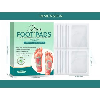 (PACK OF 20) Foot patch Herbal And Gentle Ingredient Detox Foot Pads, Natural Ingredients for Sleep Aid, Pain Relief, Toxin Removal with Bamboo Vinegar and Acupoint Micro-Massage Technology view 2