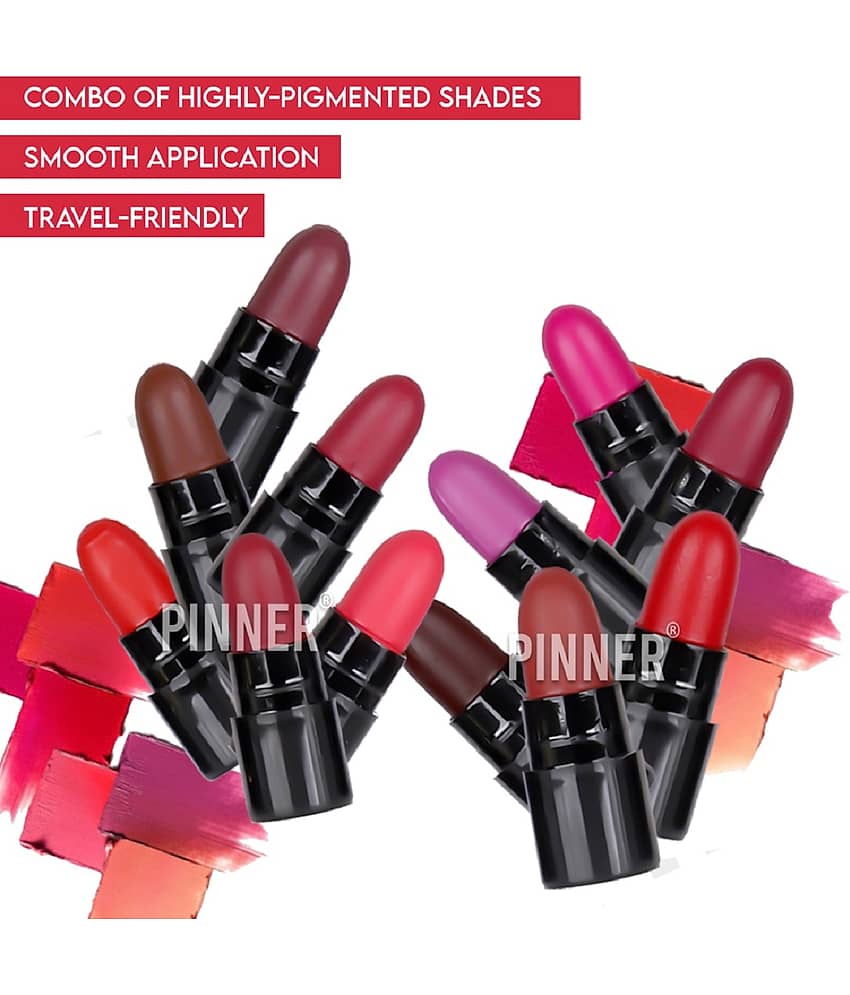 Play Run Minis Pout Party Matte Lipstick Highly Pigmented Mini Lipsticks (Set of 12 ) view 2